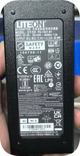 *Brand NEW*Suitable for LITEONI PA-1041-81 industrial PC monitor power supply 12V 3.33A 2-pin green connector